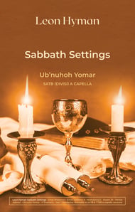 Ub'nuho Yomar SATB choral sheet music cover Thumbnail